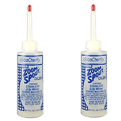 Lily White Sewing Machine Oil for Seamstresses - Lube for Serger and Needle, 2 Pack
| Lily White Sewing Machine Oil - O
