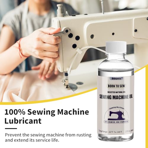 2FL.OZ. Sewing Machine Oil for Lubrication of All Sewing Machine Moving Parts
| Fine Light Machine Oil for Needle Tip a