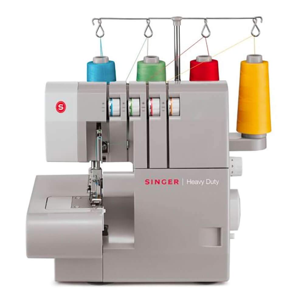 SINGER 14HD854 Heavy Duty Serger for Home Use in Different Fabric Types Featuring Advanced Stitch Functions and Multiple